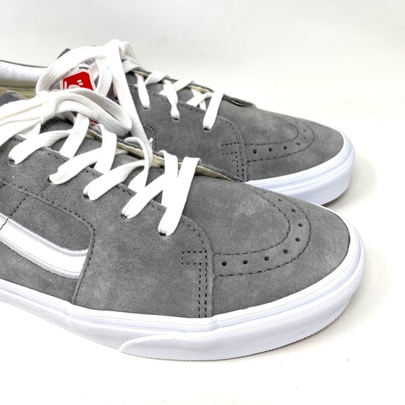 VANS SK8-LOW Vintage Sport Frost Gray Women’s Suede Size Sneakers VN0A4UUKB7W - Picture 8 of 11